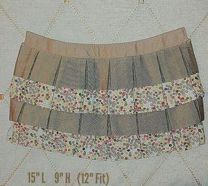 Thirty-One Purse Skirt Ruffles Floral Print NWOT